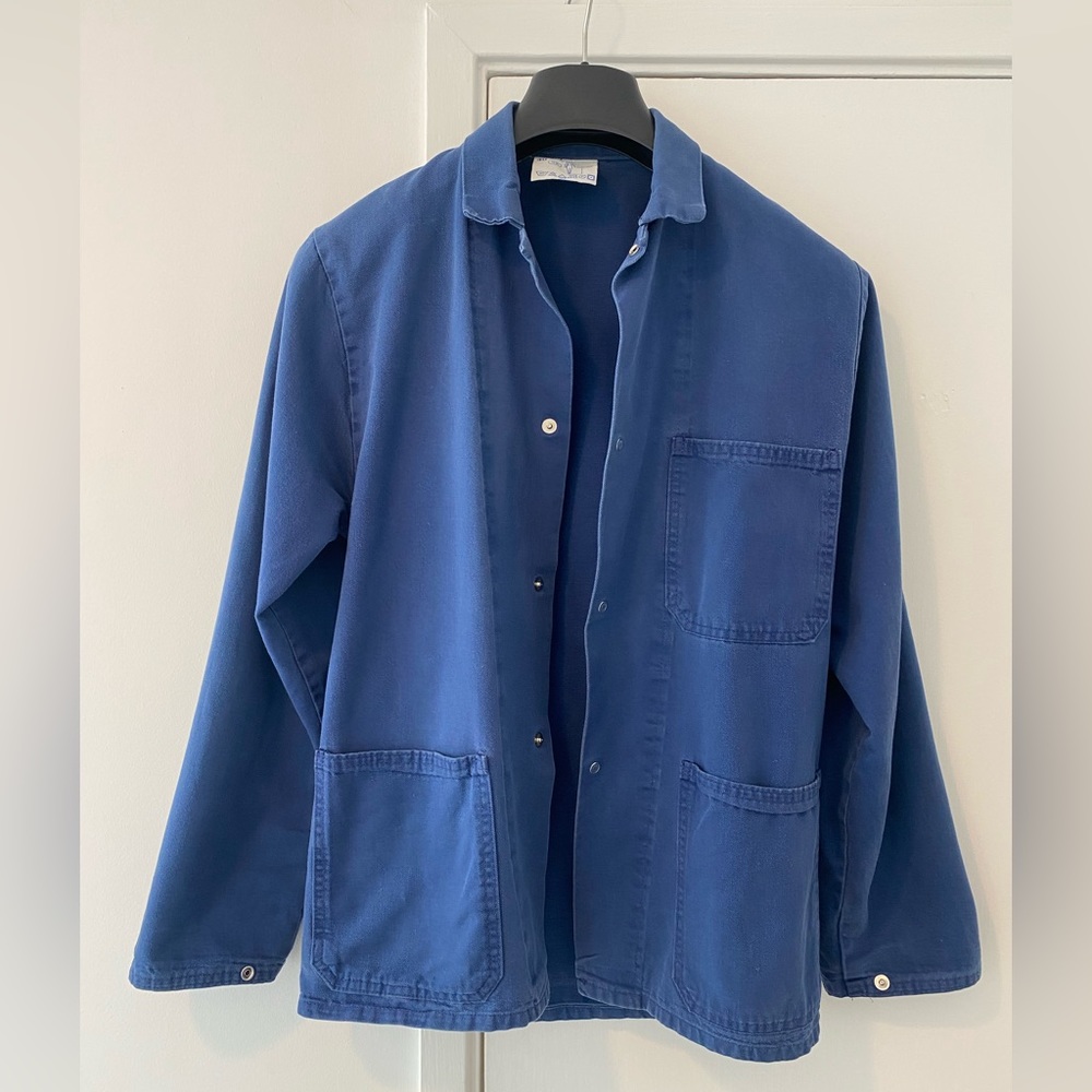Vintage French Workers Jacket, Women’s Small